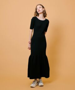 allureville / アルアバイル ミニ丈・ひざ丈ワンピース | ニットマーメイドワンピース