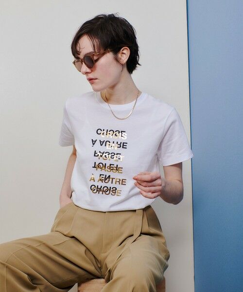 allureville / アルアバイル その他トップス | メタリックレイヤードロゴＴシャツ | 詳細2