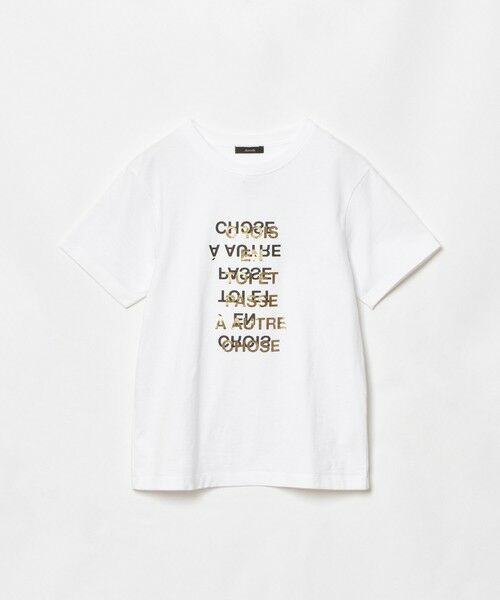 allureville / アルアバイル その他トップス | メタリックレイヤードロゴＴシャツ | 詳細4