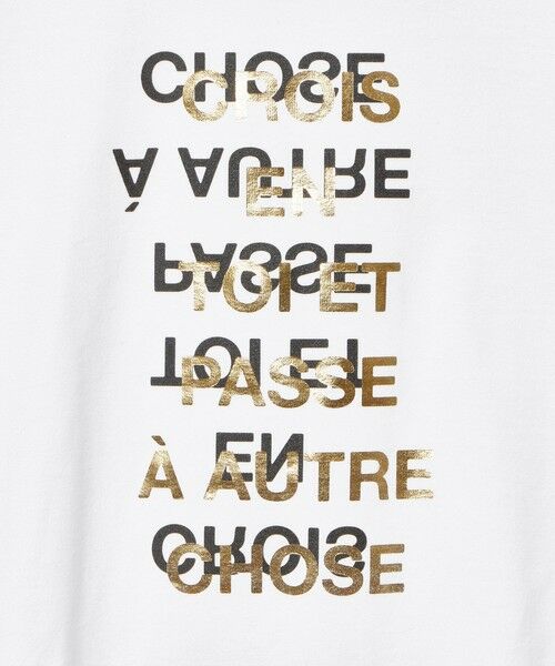 allureville / アルアバイル その他トップス | メタリックレイヤードロゴＴシャツ | 詳細8
