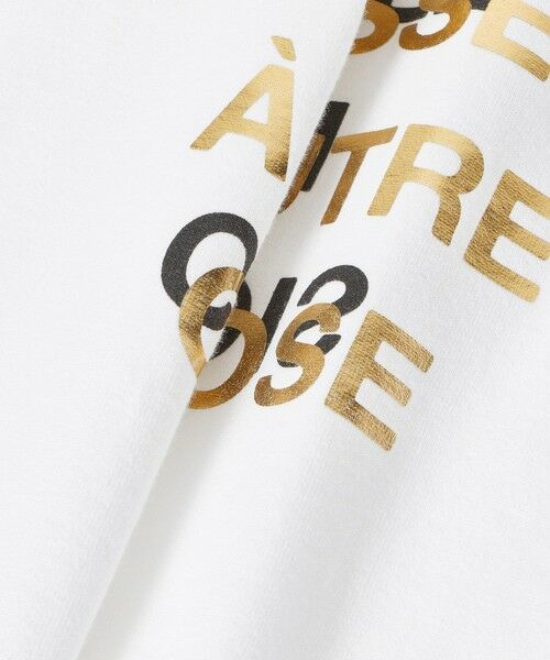 allureville / アルアバイル その他トップス | メタリックレイヤードロゴＴシャツ | 詳細9