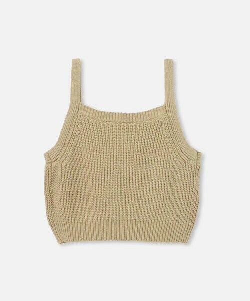 allureville / アルアバイル ニット・セーター | 片畦キャミソールショートジレ | 詳細5