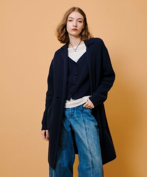 allureville / アルアバイル ニット・セーター | 片畦キャミソールショートジレ | 詳細13