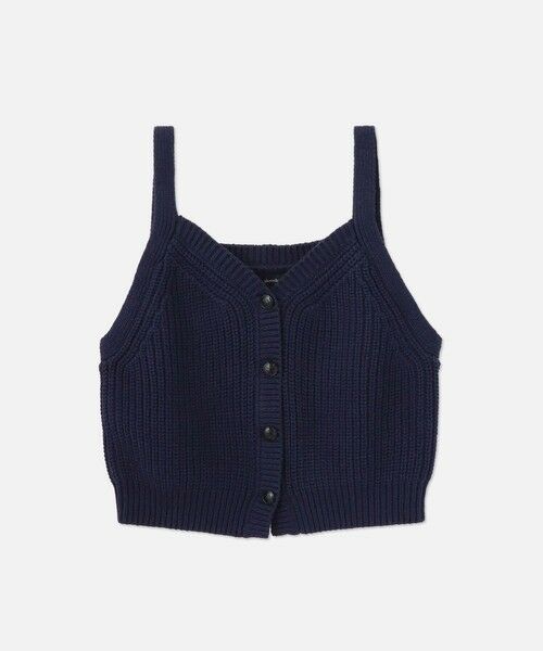 allureville / アルアバイル ニット・セーター | 片畦キャミソールショートジレ | 詳細14
