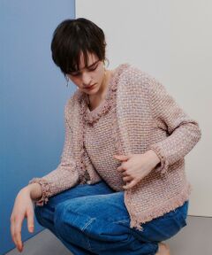 allureville / アルアバイル ニット・セーター | ミックスツイードニットジャケット