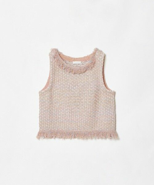 allureville / アルアバイル ニット・セーター | ミックスツイードジレプルオーバー | 詳細13