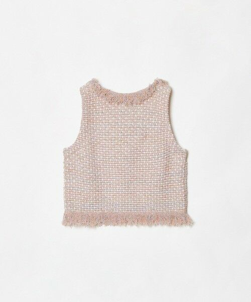 allureville / アルアバイル ニット・セーター | ミックスツイードジレプルオーバー | 詳細14