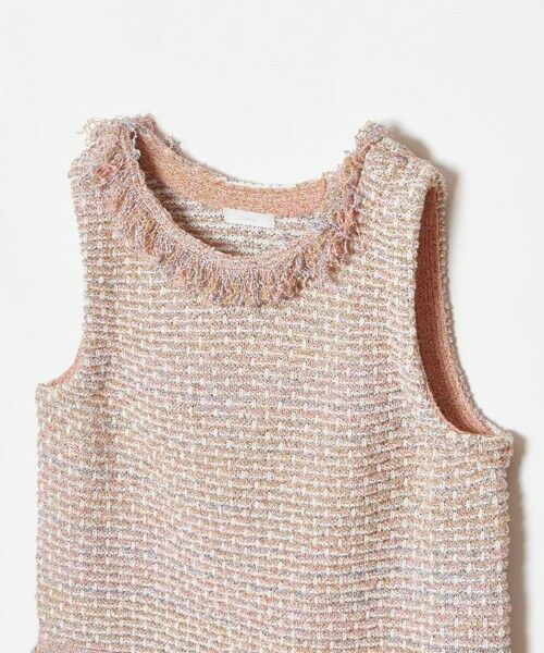 allureville / アルアバイル ニット・セーター | ミックスツイードジレプルオーバー | 詳細15