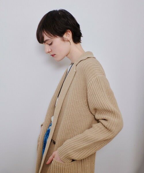 allureville / アルアバイル ダッフルコート | 片畦ニットコート | 詳細2