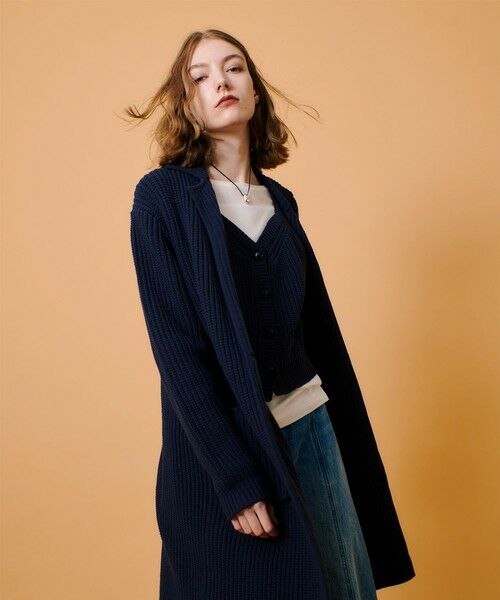 allureville / アルアバイル ダッフルコート | 片畦ニットコート | 詳細14