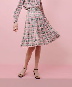 allureville / アルアバイル ロング・マキシ丈スカート | 【LOULOU WILLOUGHBY】チェックプリントプリーツミディスカート