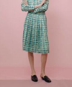 allureville / アルアバイル ロング・マキシ丈スカート | 【LOULOU WILLOUGHBY】チェックプリントプリーツミディスカート