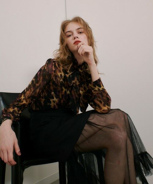 allureville / アルアバイル ミニ・ひざ丈スカート | 【LOULOU WILLOUGHBY】チュールレイヤードミニスカート | 詳細1