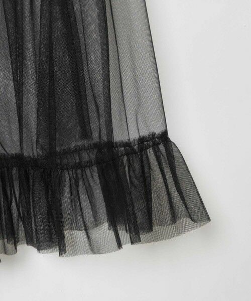 allureville / アルアバイル ミニ・ひざ丈スカート | 【LOULOU WILLOUGHBY】チュールレイヤードミニスカート | 詳細11