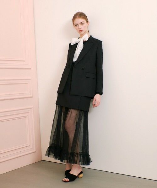 【LOULOU WILLOUGHBY】チュールレイヤードT 未使用新品　完売品 allureville｜【LOULOU WILLOUGHBY】チュールレイヤードT