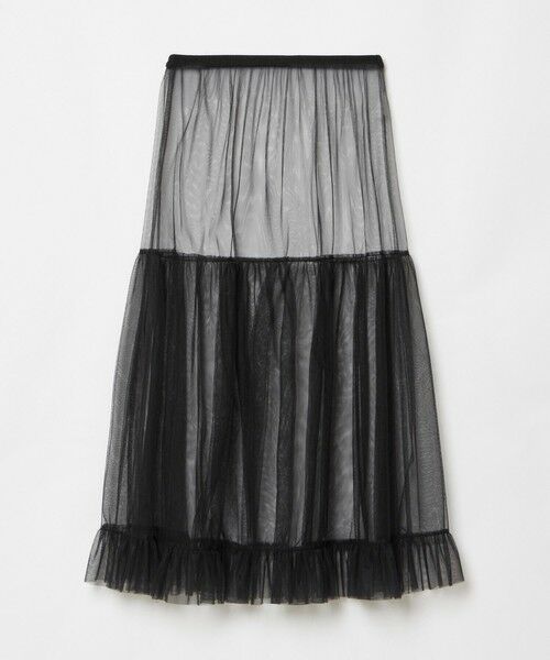 allureville / アルアバイル ミニ・ひざ丈スカート | 【LOULOU WILLOUGHBY】チュールレイヤードミニスカート | 詳細9
