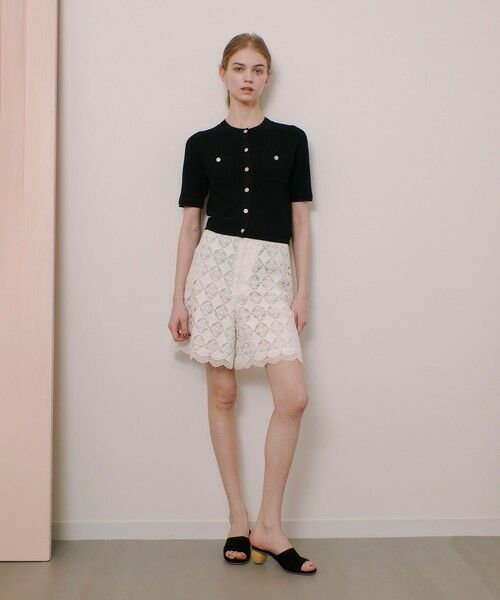 allureville / アルアバイル ショート・ハーフ・半端丈パンツ | 【LOULOU WILLOUGHBY】サークルケミカルバミューダパンツ | 詳細4