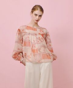 allureville / アルアバイル シャツ・ブラウス | 【LOULOU WILLOUGHBY】カテドラルプリント ブラウス