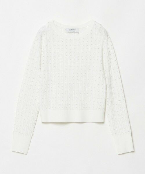 allureville / アルアバイル ニット・セーター | 【LOULOU WILLOUGHBY】パールスタッズプルオーバー | 詳細4