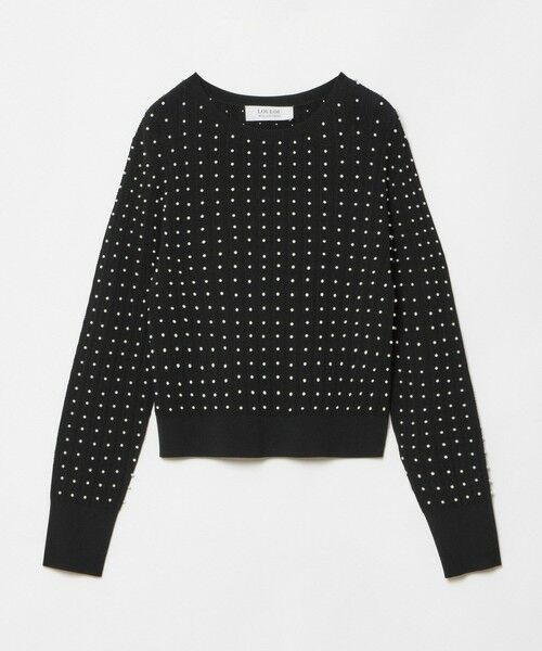 LOULOU WILLOUGHBY パールスタッズプルオーバー LOULOU WILLOUGHBY】パールスタッズプル