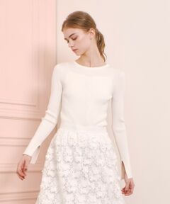 ニット セーター 「LOULOU WILLOUGHBY」ラッフルオフショルプルオーバー レディース LOULOU WILLOUGHBY ニット セーター 「LOULOU WILLOUGHBY