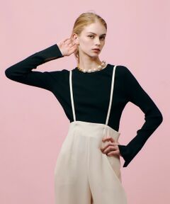 allureville / アルアバイル ニット・セーター | 【LOULOU WILLOUGHBY】2WAY RIB プルオーバー