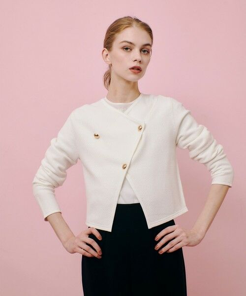 allureville / アルアバイル ニット・セーター | 【LOULOU WILLOUGHBY】ハーフW 2WAY ジャケット | 詳細2