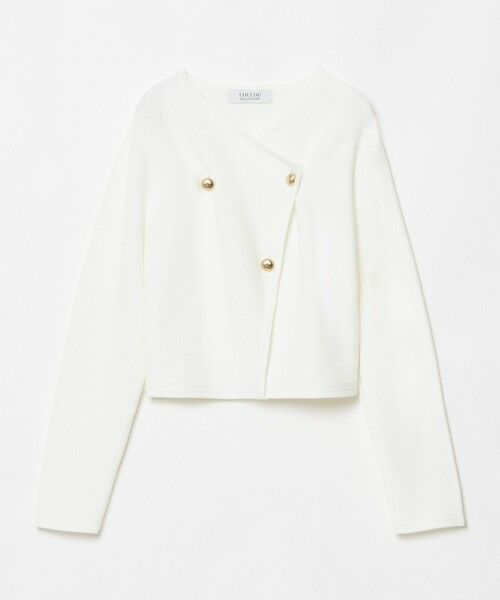 allureville / アルアバイル ニット・セーター | 【LOULOU WILLOUGHBY】ハーフW 2WAY ジャケット | 詳細4