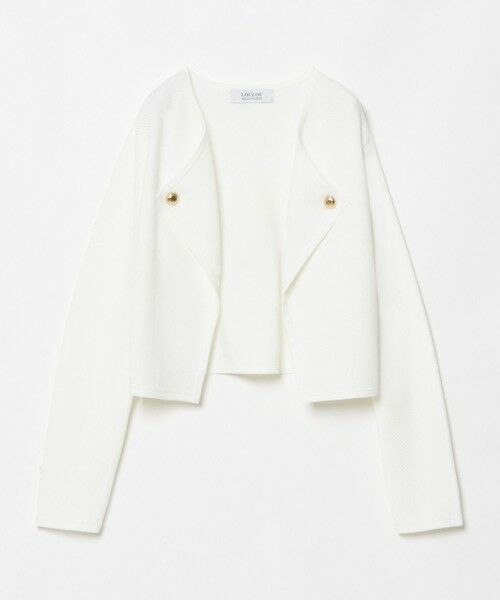 allureville / アルアバイル ニット・セーター | 【LOULOU WILLOUGHBY】ハーフW 2WAY ジャケット | 詳細6