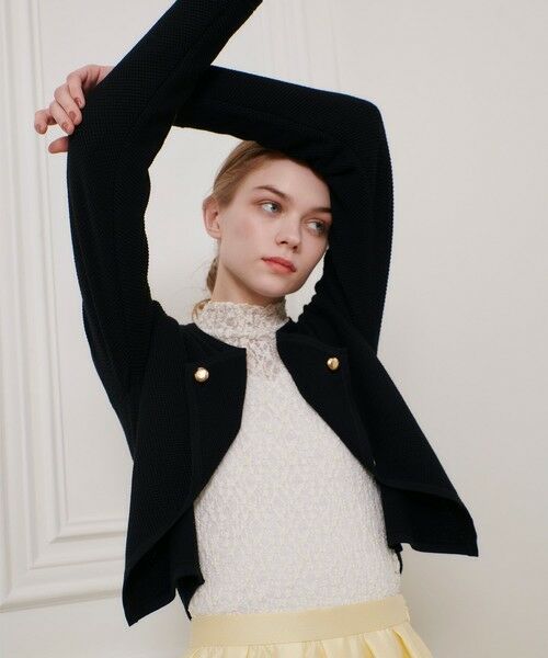 allureville / アルアバイル ニット・セーター | 【LOULOU WILLOUGHBY】ハーフW 2WAY ジャケット | 詳細12