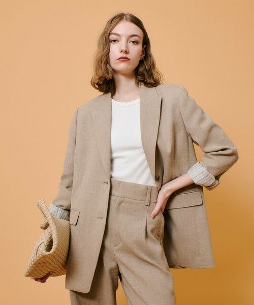 allureville / アルアバイル テーラードジャケット | リネンライクテーラードジャケット | 詳細1