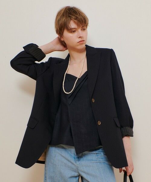 allureville / アルアバイル テーラードジャケット | リネンライクテーラードジャケット | 詳細13