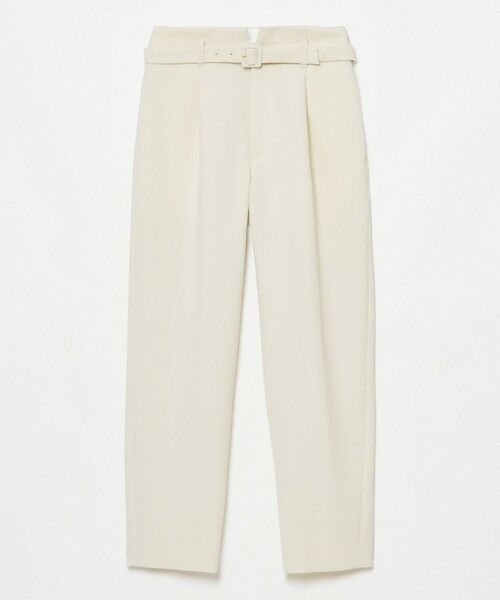 allureville / アルアバイル その他パンツ | ダブルクロスベルト付タックパンツ | 詳細5