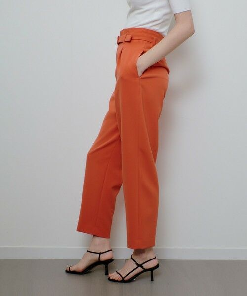 allureville / アルアバイル その他パンツ | ダブルクロスベルト付タックパンツ | 詳細12