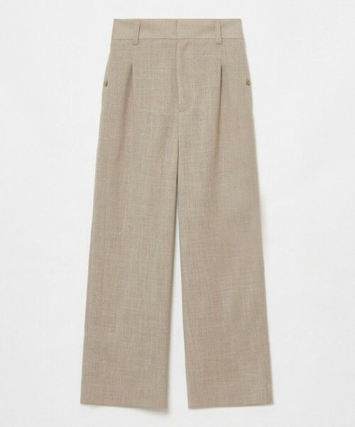 allureville / アルアバイル その他パンツ | リネンライクタックワイドパンツ | 詳細4