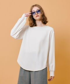 allureville / アルアバイル シャツ・ブラウス | リブカフスプルオーバーブラウス