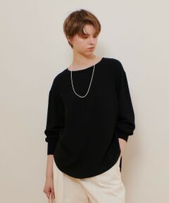 allureville / アルアバイル シャツ・ブラウス | リブカフスプルオーバーブラウス