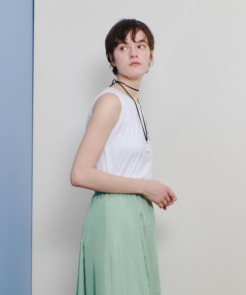 allureville / アルアバイル その他トップス | サイドロゴノースリーブTシャツ | 詳細2