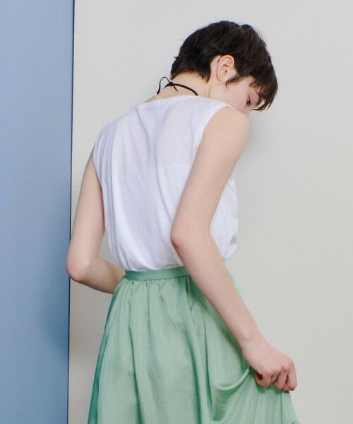 allureville / アルアバイル その他トップス | サイドロゴノースリーブTシャツ | 詳細3