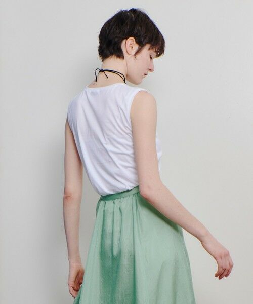 allureville / アルアバイル その他トップス | サイドロゴノースリーブTシャツ | 詳細4