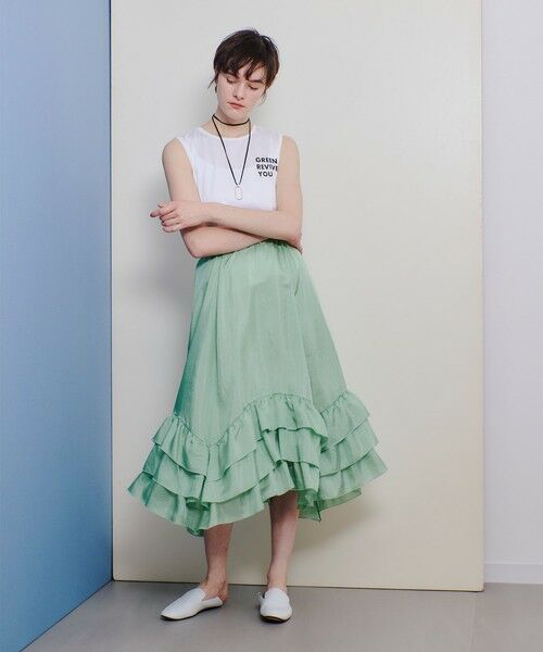 allureville / アルアバイル その他トップス | サイドロゴノースリーブTシャツ | 詳細5