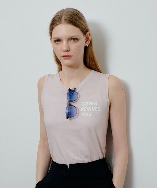 allureville / アルアバイル その他トップス | サイドロゴノースリーブTシャツ | 詳細11