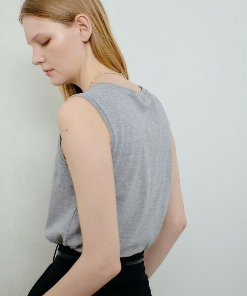 allureville / アルアバイル その他トップス | サイドロゴノースリーブTシャツ | 詳細20