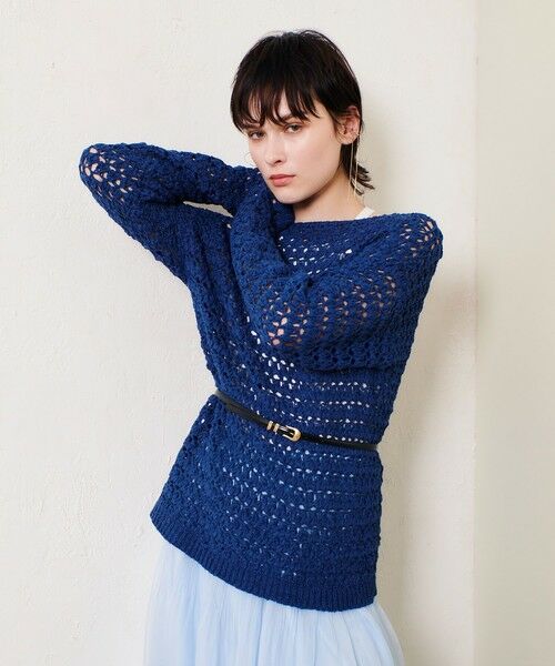 allureville / アルアバイル ニット・セーター | テープヤーンハンドニットプルオーバー | 詳細23