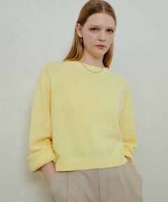 allureville / アルアバイル ニット・セーター | エアリーループバックスリットプルオーバー