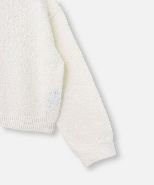 allureville / アルアバイル ニット・セーター | エアリーループバックスリットプルオーバー | 詳細3
