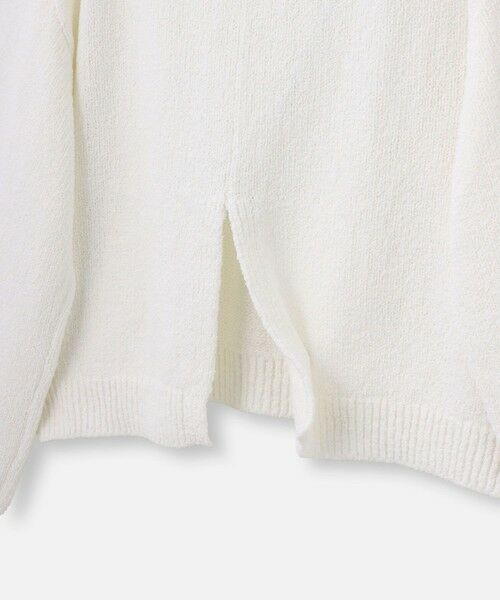 allureville / アルアバイル ニット・セーター | エアリーループバックスリットプルオーバー | 詳細4