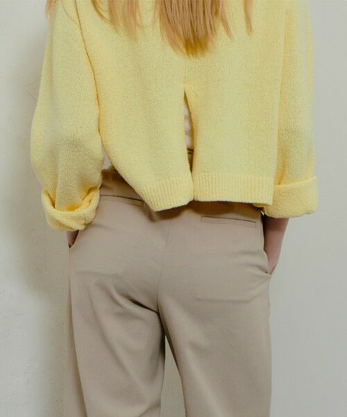 allureville / アルアバイル ニット・セーター | エアリーループバックスリットプルオーバー | 詳細8