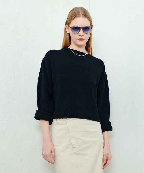 allureville / アルアバイル ニット・セーター | エアリーループバックスリットプルオーバー | 詳細12