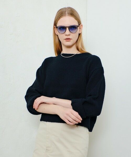 allureville / アルアバイル ニット・セーター | エアリーループバックスリットプルオーバー | 詳細13